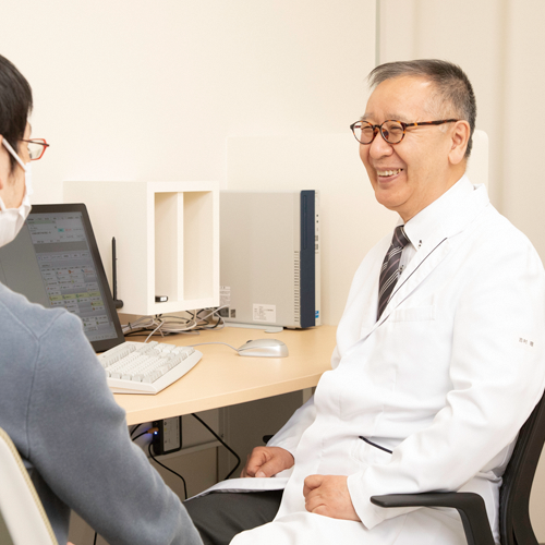 院長治療の様子（診察）